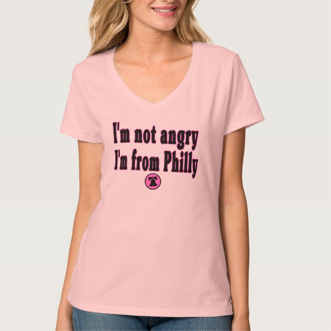 Camiseta No estoy enojado yo soy de Philly (Anverso)