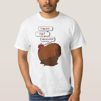 Camiseta ¡No estoy gorda! ¡Soy Cochin! Cochin Rooster