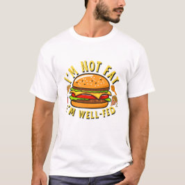Camiseta No estoy gordo, estoy bien alimentado