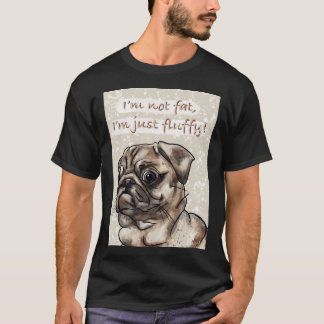Camiseta No estoy gordo, estoy simplemente esponjoso divert