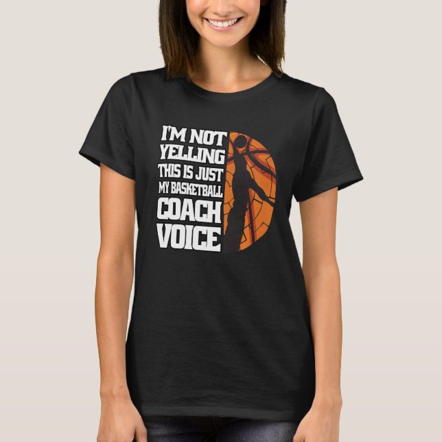 Camiseta No Estoy Gritando A Coach Voice Coaching De Voz De (Anverso)