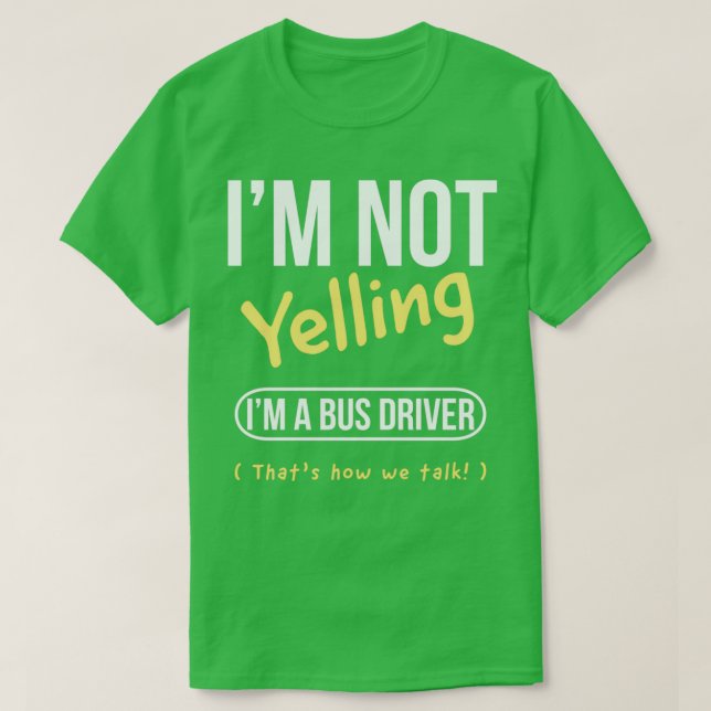 Camiseta No estoy gritando dichos (Diseño del anverso)
