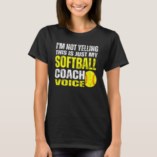 Camiseta No estoy gritando, esto es solo mi entrenador de s