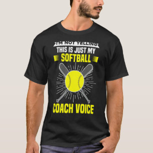 Camiseta No estoy gritando, esto es solo mi entrenador de s