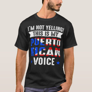 Camiseta No estoy gritando las raíces puertorriqueñas de Pu