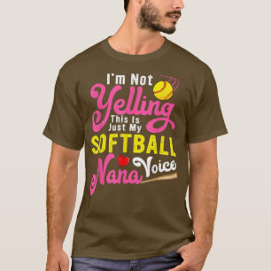 Camiseta No estoy gritando que este sea mi moto de la voz d