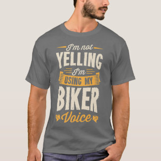 Camiseta No estoy gritando que estoy usando mi voz de cicli
