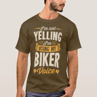 Camiseta No estoy gritando que estoy usando mi voz de cicli