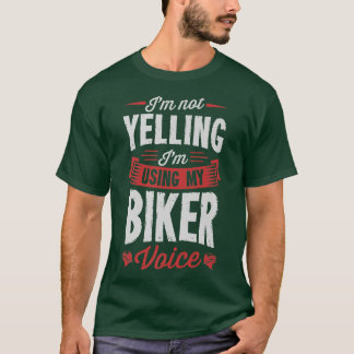 Camiseta No estoy gritando que estoy usando mi voz de cicli