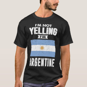 Camiseta No estoy gritando que soy agente
