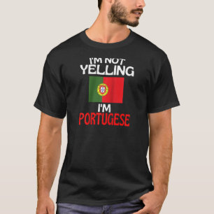 Camiseta No Estoy Gritando Raglan, Portugal Curioso