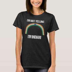Camiseta No estoy gritando si soy el arcoiris de la bandera