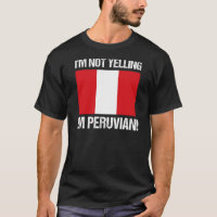 No estoy gritando si soy la bandera peruana del Pe
