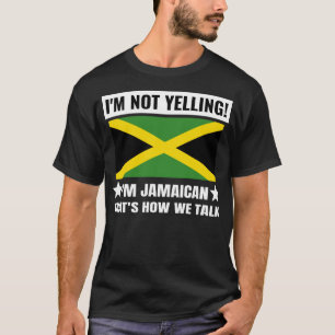 Camiseta No estoy gritando si soy una jamaiquina fan de la