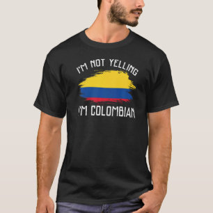 Camiseta No estoy gritando soy el orgullo colombiano por Co