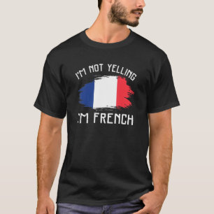 Camiseta No estoy gritando soy francófono hispano del Orgul