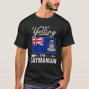 Camiseta No estoy gritando soy las Islas Caimán de las Isla