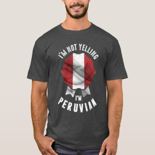 Camiseta No estoy gritando soy peruana