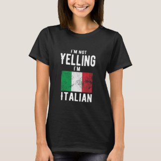 Camiseta No estoy gritando soy una familia italiana