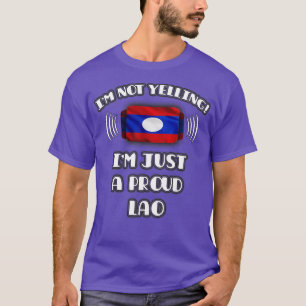 Camiseta No estoy gritando un regalo de Laos para Ro