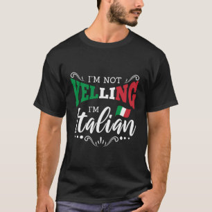 Camiseta No Estoy Gritándome Italiano