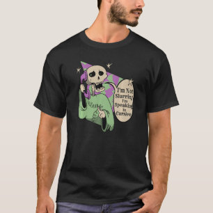 Camiseta No estoy insultando, estoy hablando en cursiva
