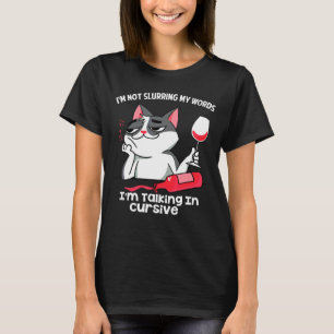 Camiseta No estoy insultando mis palabras en cursiva