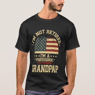Camiseta No estoy jubilado, soy un abuelo profesional diver