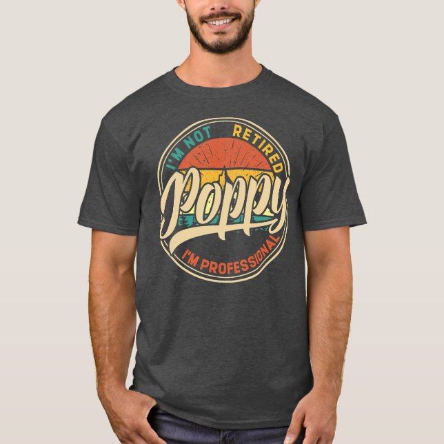 Camiseta No estoy jubilado Soy un retro profesional de amap (Anverso)