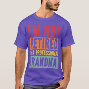 Camiseta No estoy jubilado, soy una abuela profesional dive