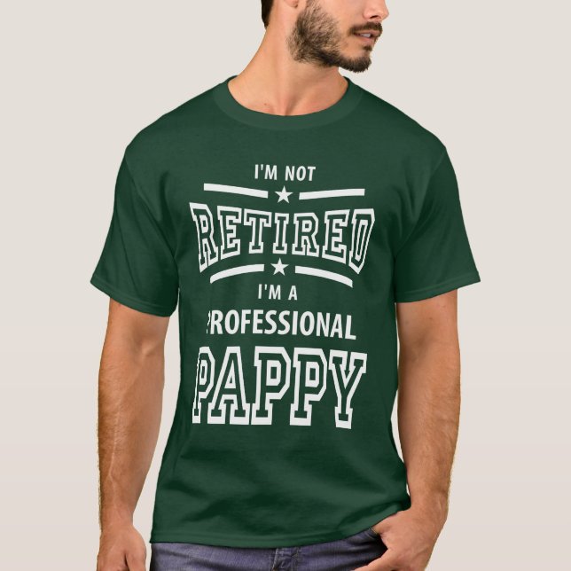 Camiseta No estoy jubilado Soy una papa profesional (Anverso)