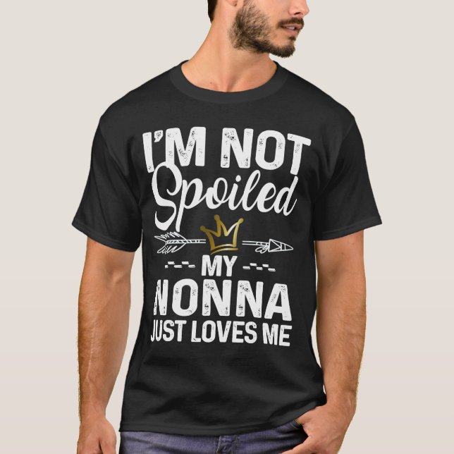 Camiseta No estoy malcriada, mi abuela me ama a los memes f (Anverso)