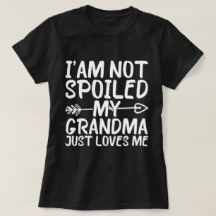 Camiseta No estoy malcriada, mi abuela solo me ama