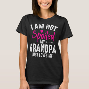 Camiseta No estoy malcriado, mi abuelo me ama mejor a mi fa