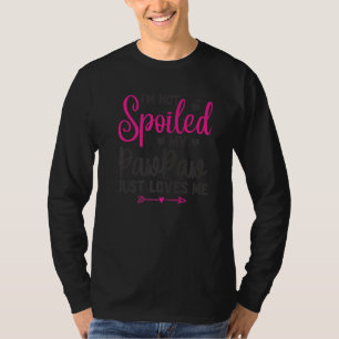 Camiseta No estoy malcriado mi papa me ama niño gracioso pa