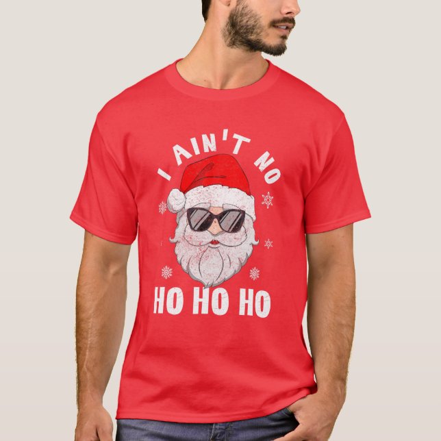 Camiseta No estoy nada bien Ho Ho Ho son Navidades de Santa (Anverso)
