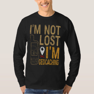 Camiseta No Estoy Perdido Estoy Cazando Tesoros Geocaching