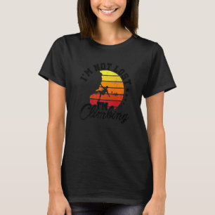 Camiseta No estoy perdido estoy escalando Boulder Rock Clim