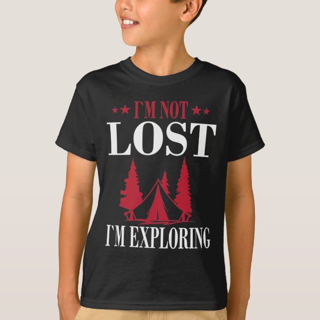 Camiseta no estoy perdido estoy explorando (Anverso)