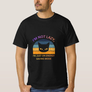 Camiseta No Estoy Perezoso Estoy En Modo De Ahorro De Energ
