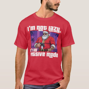Camiseta No estoy perezoso Estoy en modo de juego pasivo Ga