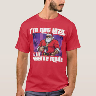 Camiseta No estoy perezoso Estoy en modo de juego pasivo Ga