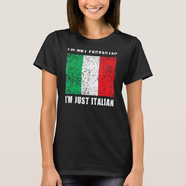 Camiseta No Estoy Pervertida Solo Italiana (Anverso)