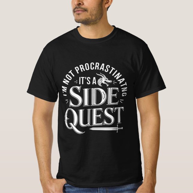 Camiseta No estoy retrasando, es una búsqueda paralela (Anverso)