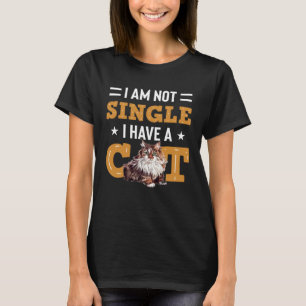 Camiseta No Estoy Soltero Tengo Un Gato  Dueños De Ragamuff