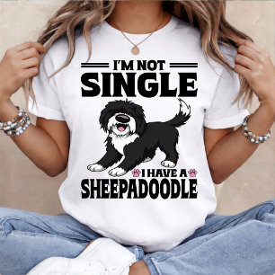 Camiseta No Estoy Soltero Tengo Una Oveja Doodle Amante De 