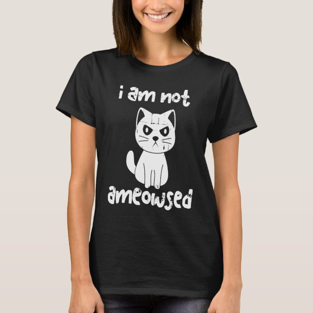 Camiseta No Estoy Tan Ametido De Gato Y Gatito. (Anverso)