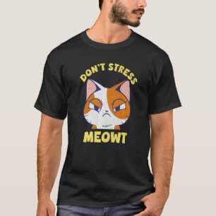 Camiseta No estreses gatito niños Ca No estreses Meow