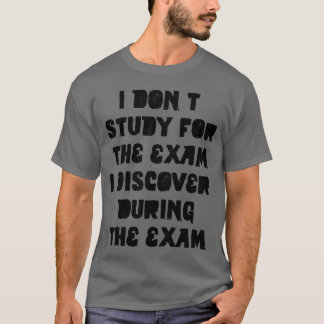 Camiseta No estudio para el eam retro