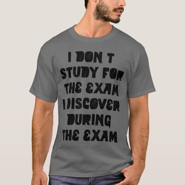 Camiseta No estudio para el eam retro (Anverso)
